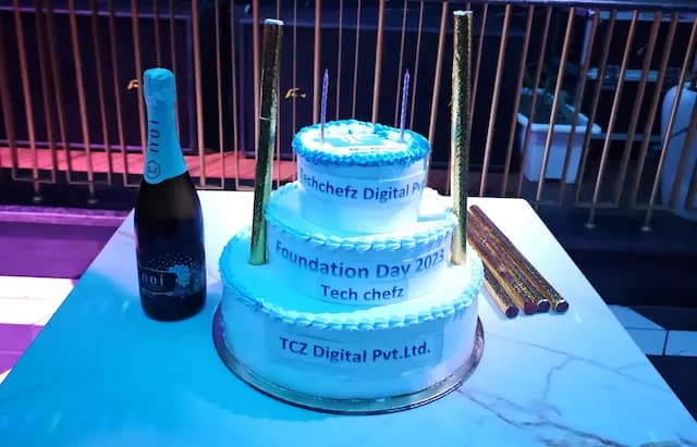 TechChefz party celebration cake 2024